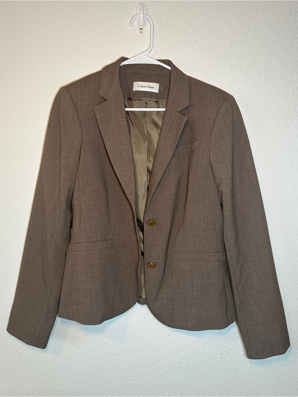 Calvin Klein Women's Blazer Jacket 2 Button Size 10